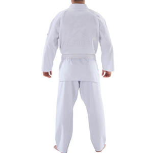 ผู้ผลิตชุดเทควันโดมืออาชีพ สำหรับการแข่งขัน ผลิตจากผ้าฝ้าย 100% น้ำหนักเบา แห้งเร็ว ระบายอากาศได้ดี ปรับแต่งด้านหน้าได้ - Product Image 4