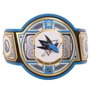 Ceintures de championnat personnalisées ! Ceinture de champion de la franchise des Sharks de San Jose 2025 - Product Image 1