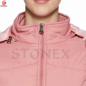 Capuche Amovible Hiver Chaud Confortable Durable Puffy Vest Haute Qualité Puffer gilet Pour Femmes - Product Image 5