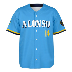 Alta calidad al por mayor sublimación impresa béisbol Jersey poliéster mujeres hombres Softball desgaste personalizado deportes béisbol Jersey - Product Image 2