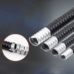 10mm 15mm 20mm 25mm 32mm pvc enduit gi flexible métal ondulé électrique conduit tuyaux tuyaux blanc noir - Product Image 3
