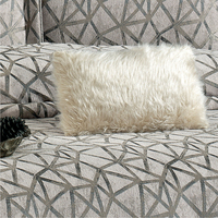 Ensemble de couvre-lit Guzide ELIZ 4 pièces en chenille 100% vison, tissé uni, lavable en machine, 300 fils au pouce carré, style minimaliste, taille King