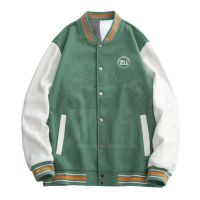 Blouson universitaire de baseball en laine personnalisé pour homme, broderie en cuir de vache, décontracté, imperméable, respirant, grande taille, hiver