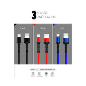 Câble Micro USB Netzy LS63, couleur Mavi, câble de qualité supérieure - Product Image 4