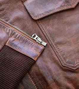 Veste en cuir haute visibilité, veste d'hiver, cuir de vachette de qualité supérieure, haut de gamme pour motocycliste, coupe ajustée, vêtements de moto, veste en cuir pour homme - Product Image 5