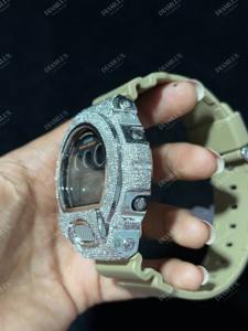 Reloj de Marca Throns con Bisel con Incrustaciones de Diamantes, con Diamantes de Moissanita VVS, Material de Plata 925, Joyería Hip-Hop para Fiestas, Bodas o Regalos - Product Image 2