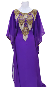 ชุดราตรียาวดีไซเนอร์ล่าสุด,ชุดเดรสยาวสไตล์ตุรกี Kaftan Dubai Jalabiya ดีไซน์ใหม่ล่าสุด - Product Image 3