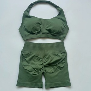 Nouveau Premium Respirant Femmes 2 Pièces Ensemble Élégant Décontracté Plaine Gym Yoga Ensemble Personnaliser Conception Slim Fit Workout Survêtement - Product Image 2