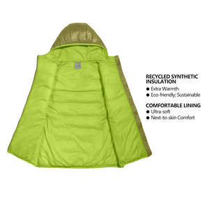 Chaleco acolchado para mujer, chaqueta sin mangas corta con cremallera y cuello levantado, diseño único, chaleco con capucha caliente de primavera, moda para mujer - Product Image 4