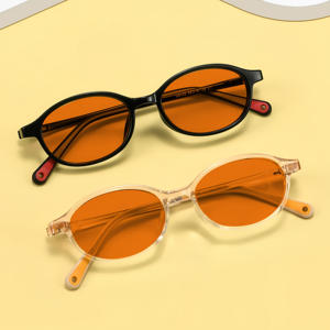 Lunettes anti-lumière bleue OEM ODM pour enfants et adolescents, verres orange et rouge, lunettes anti-lumière bleue, filtre anti-lumière bleue - Product Image 3