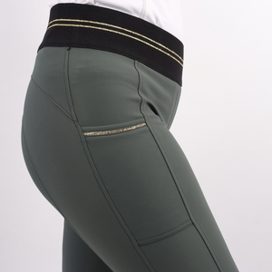 High Quality 4-way stretch Horse Riding Breeches Leggings Jodhpurs Equestrian Wear Pants made on Technical <b>Fabric</b> with Soft Feel - Product Image 6