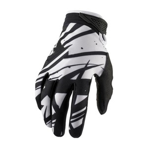 Gants de motocross de sport unisexe mélangés noirs et gris avec face avant pour les activités de plein air de moto de course Gym Ski - Product Image 6