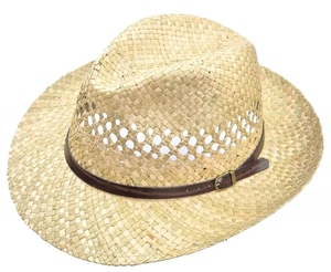 Sombrero de vaquero de cuero con logotipo personalizado unisex Sombrero plegable reversible de diseñador en negro Etiqueta privada Uso deportivo Asequible - Product Image 1