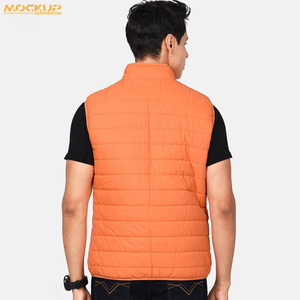 Chaleco Acolchado sin Mangas para Hombre, Servicios OEM, Venta al por Mayor, Transpirable, de Poliéster Ecológico, Ligero, para Invierno - Product Image 4