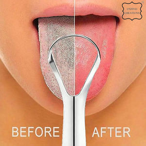 Wholesale Pure Stainless Steel Tongue <b>Scraper</b> Personal Care Oral <b>Cleaning</b> Tongue <b>Scraper</b> Surgical Grade Oral <b>Cleaning</b> - Product Image 5