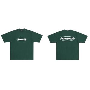 T-shirt oversize Omicron coupe régulière personnalisé tissu en tricot à col rond conception en vrac prix abordable Vietnam OEM bas quantité minimale de commande - Product Image 2