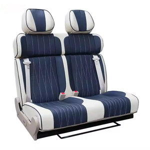 Siège arrière <span class=keywords><strong>rabattable</strong></span> pour fourgonnette deux places, banquette double passager avec ceinture de sécurité indépendante pour camping-car, VR, MPV, réaménagement intérieur - Product Image 1