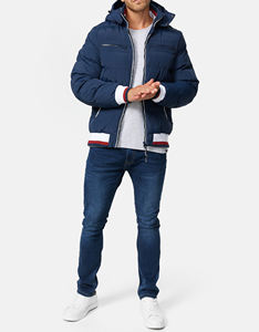 Manufacturer Wholesale Men's Winter Utility Puffer Jacket Hot Selling Coats with <b>Camouflage</b> Pattern Front Logo Canvas Outerwear - Product Image 1