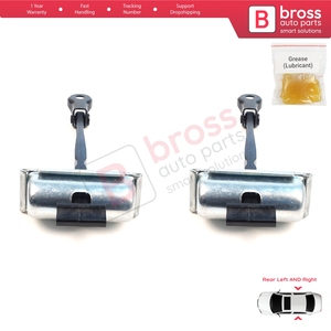 BDP1728-1 2 pièces Sangle de freinage et de limitation pour charnière de porte arrière pour Megane E-Tech Electric 2021 et suivants 824300539R - Product Image 4