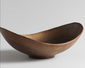 Cuencos para servir de madera de Acacia Premium de alta calidad para el hogar, bodas y cenas, cuencos desechables ecológicos para servir frutas secas - Product Image 1