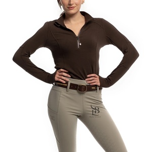 Ensembles de chemises et de leggings d'équitation à manches longues 2025, vente en gros, service OEM, ensembles d'équitation pour femmes - Product Image 3
