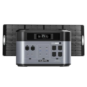 OU KI TEL B P 2000 PRO Portable Power Station 3300W with <b>Solar</b> Panel and Car Compatibility LiFePO4 Battery - Product Image 5