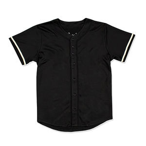 Envío rápido personalizado impreso gran Camiseta de béisbol adultos transpirable de talla grande poliéster nombre Número sublimación Anti-UV cuello en V - Product Image 2