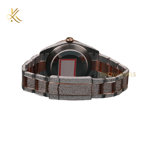 41MM Round <b>Watch</b> Folding Clasp with Safety 16CM Stainless Steel Elegant Luxury <b>Mens</b> Womens Timepiece - Product Image 3