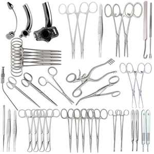 Ensemble de trachéotomie 34 pièces de haute qualité Source d'alimentation manuelle Instruments chirurgicaux en acier inoxydable prix usine base de base - Product Image 4