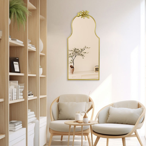 Miroir mural en métal pour la décoration de la maison, la salle de bain et les hôtels avec couleur personnalisée - Product Image 1