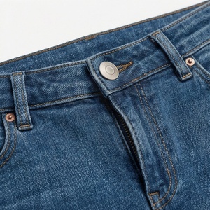 Pantalones Vaqueros de Mezclilla de Primera Calidad Personalizables, de Secado Rápido, 100% Algodón, de Alta Calidad, con Frente Plano, Estilo Nuevo y Más Vendidos para Mujer - Product Image 4