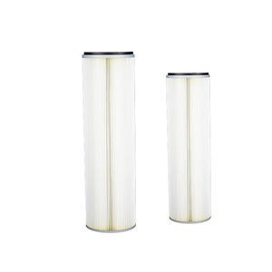 High efficiency pleated industrial dust filter cartridge for <b>sandblasting</b> room dust recovery - Product Image 1