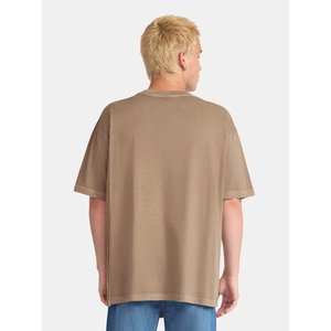 เสื้อยืดผ้าฝ้ายโอเวอร์ไซส์แขนสั้นสำหรับผู้ชายและผู้ชาย - Product Image 4