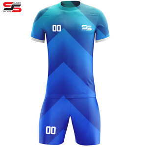 Ensemble d'uniformes de football - Manches courtes, design imprimé, tissu respirant - Product Image 1