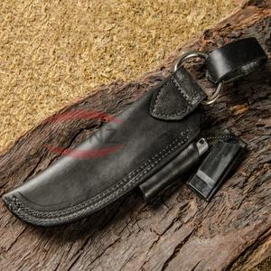 MAISONS ET ÉTUI DE COUTEAU EN CUIR DE HAUTE QUALITÉ NOIR FABRIQUÉ À LA MAIN - Product Image 1