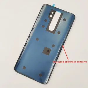 Coperchio della porta posteriore in vetro per Xiaomi <span class=keywords><strong>Redmi</strong></span> Note <span class=keywords><strong>8</strong></span> <span class=keywords><strong>Pro</strong></span> note 9s coperchio rigido della batteria dell'alloggiamento posteriore custodia custodia + adesivo colla - Product Image 2
