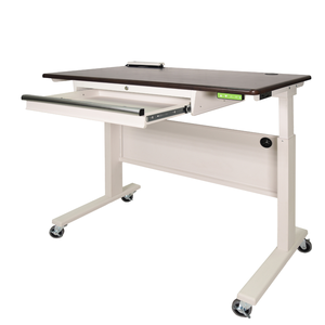 Mesa de Trabajo de Altura Ajustable de 117 cm con Doble Motor y Almacenamiento, Muebles de Oficina de Alta Calidad para Almacenamiento en Garaje o Almacén, Mesa para Trabajar de Pie o Sentado - Product Image 6