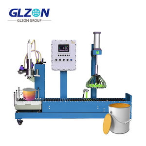 Ligne de production complète de machines de remplissage de peinture entièrement automatiques et semi-automatiques pour bidons, seaux et bacs de peinture, avec fonction de capsulage et de convoyage - Product Image 3