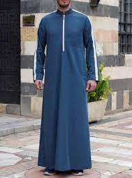 Vestidos de Eid islámico para hombre, Thobe Thawb tobe, Túnica de dafah, Juba, Jubbah, Jubah, Thobes musulmanes árabes de Dubái, algodón 2023, Abaya de Kurta - Product Image 2