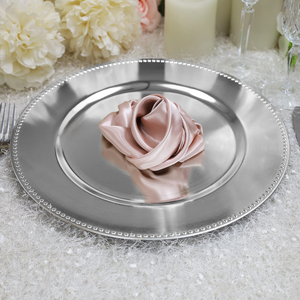 Vente en gros Plateau à dîner en acier inoxydable Assiette de présentation en métal bon marché Plats de fête Offre Spéciale pour le dîner et les assiettes de service - Product Image 1