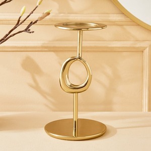 Heavy Metal <b>Candle</b> Holder with Unique Design for Dinner Room Wood <b>Candle</b> Holders <b>Lanterns</b> <b>Candle</b> Jars - Product Image 2