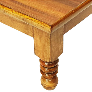 Handmade Chowki Puja Stand for <b>Temple</b> Side Furniture <b>Wooden</b> Kitchen Tools & Organizer Side Table Small Furniture Kitchen Decor - Product Image 5