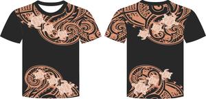 Camisetas transpirables de talla grande para hombre 100% poliéster secado rápido ecológico sublimación impresa cuello redondo ajuste Regular - Product Image 3