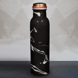 Juego de Botellas de Cobre con Estampado Floral y Vasos para una Bebida Ayurvédica Saludable y Vibrante, Ideal para Regalos - Product Image 3