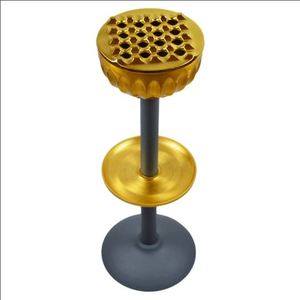 Modern Luxury Wooden Ash Tray with Stainless Steel for Home or Hotel Table Counter Top Stylish Ash Holder - Product Image 5