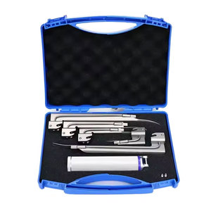 Handheld Stainless Steel Veterinary Diagnostic Injection Laryngoscope Reusable Flexible <b>Fiber</b> <b>Optical</b> <b>Light</b> Pig-HASHIR Model - Product Image 1