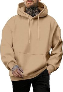 Pull à capuche en molleton à manches longues en coton essentiel pour hommes - Product Image 6