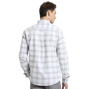 Camisa a cuadros de algodón 100% Premium para hombre, transpirable, duradera, abotonada con patrón de cuadros atemporal para uso informal y al aire libre - Product Image 3