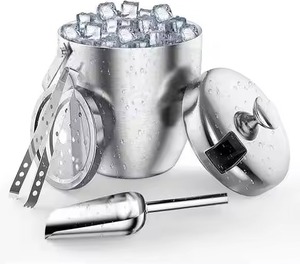 Hat Shape Steel Wine Bottle Holder with <b>Hammer</b> Work Silver Polished Design Stylish Champagne Chiller Decorative Bottle Cooler - Product Image 3