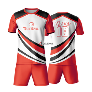 Hot Selling Men's Soccer Jersey Premium Quality Breathable Quick Dry Football Uniform Training <b>Shirts</b> - Product Image 5